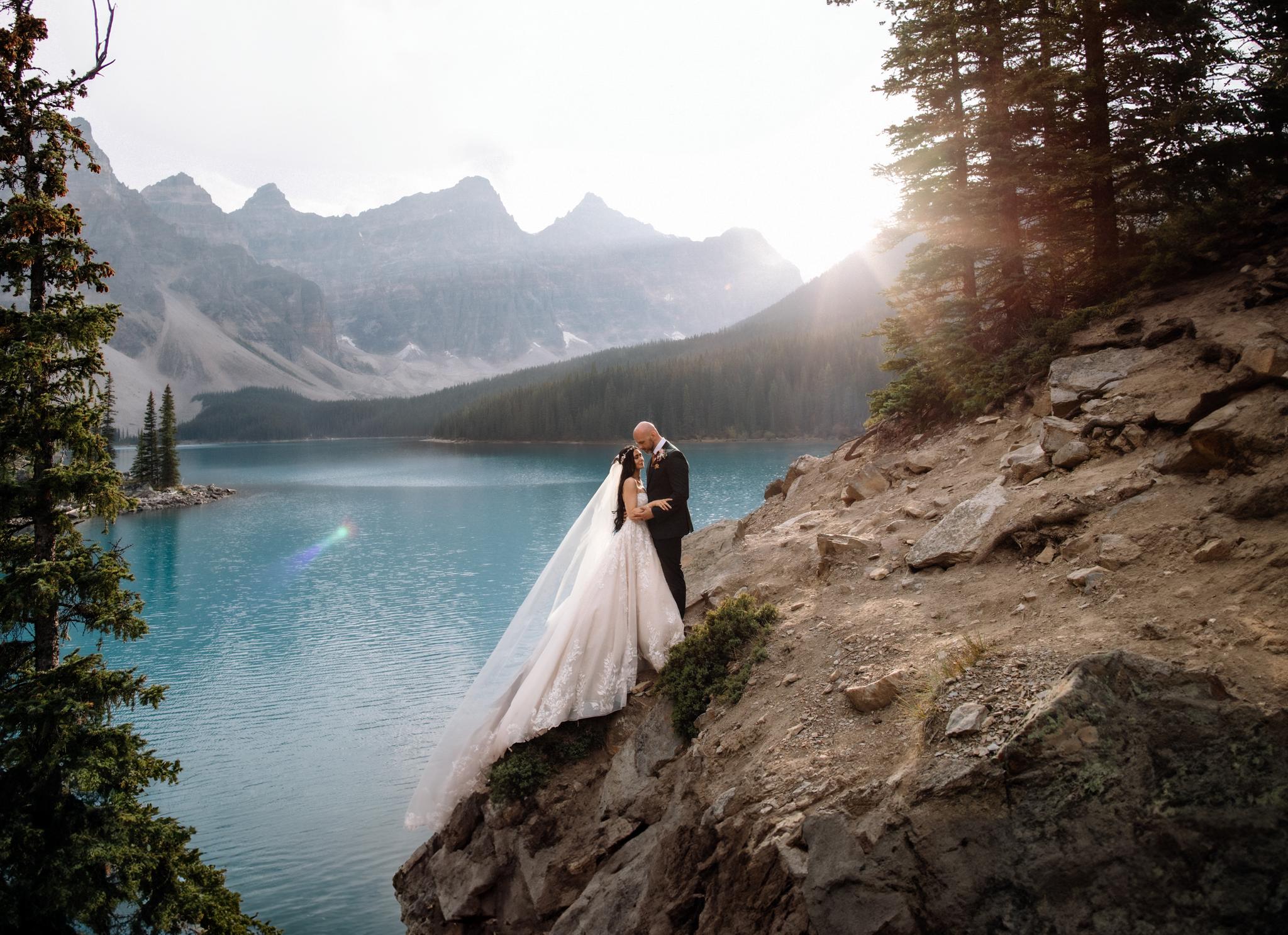 LAKE LOUISE WEDDING & ELOPEMENT PHOTOGRAPHER: Magic at Moraine Lake